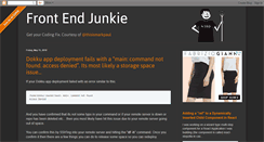 Desktop Screenshot of frontendjunkie.com