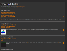 Tablet Screenshot of frontendjunkie.com